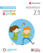 MATEMATICAS 2º de Primaria TRIM+MATERIAL MANIP COM,ZOOM 23 | EQUIPO EDITORIAL | 9788468291840 (Vicens Vives)
